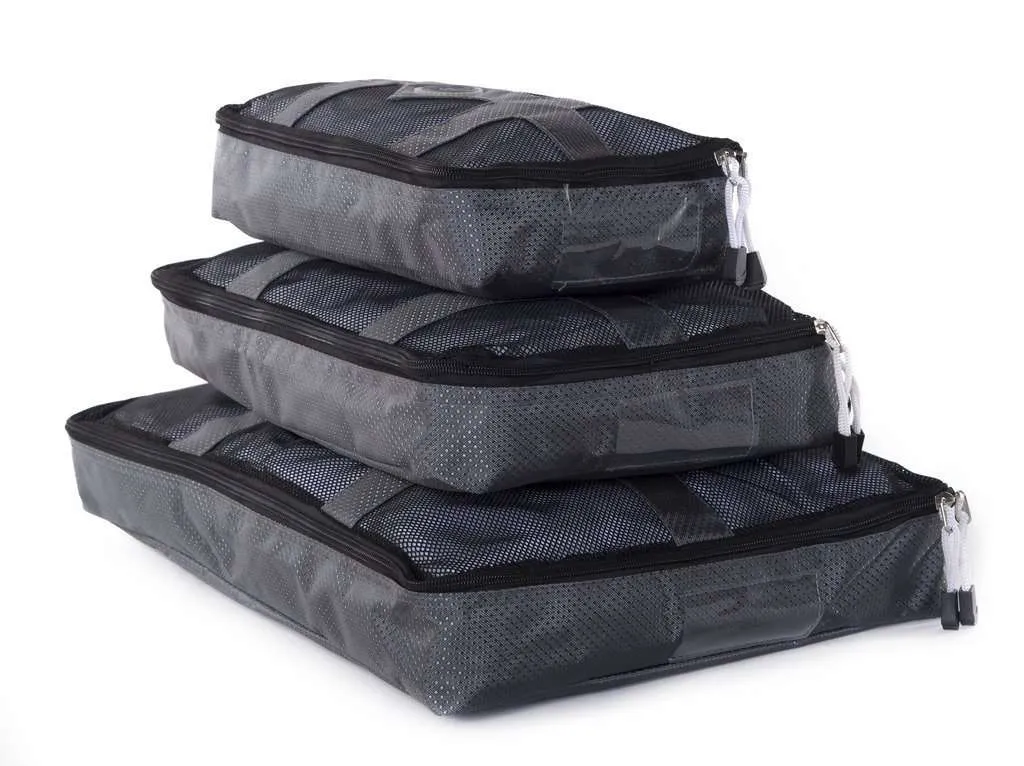 Three-Piece Packing Cubes – Luggage Organizers