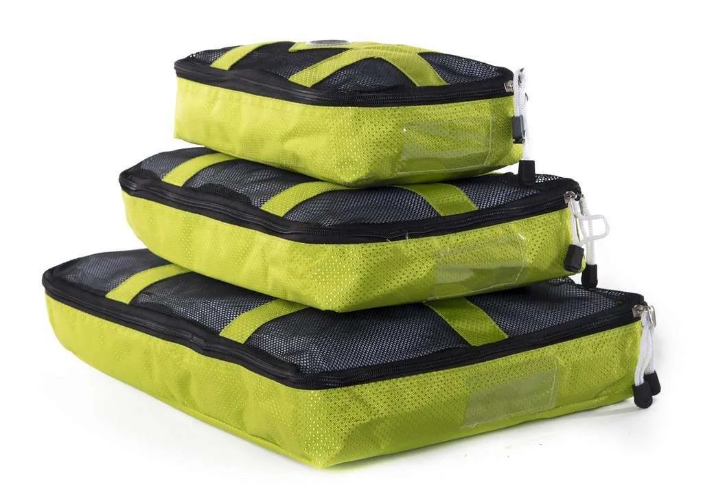 Three-Piece Packing Cubes – Luggage Organizers