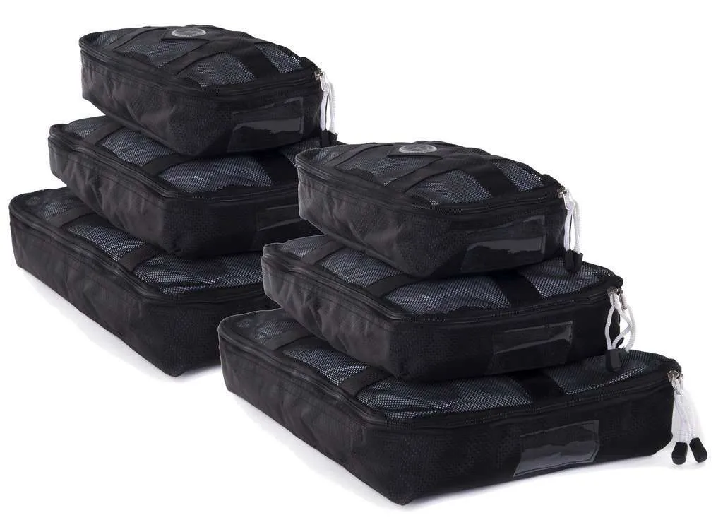 Three-Piece Packing Cubes – Luggage Organizers