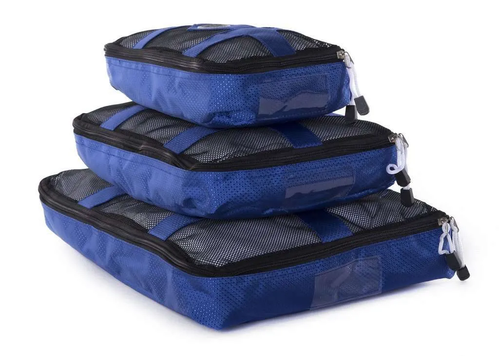 Three-Piece Packing Cubes – Luggage Organizers