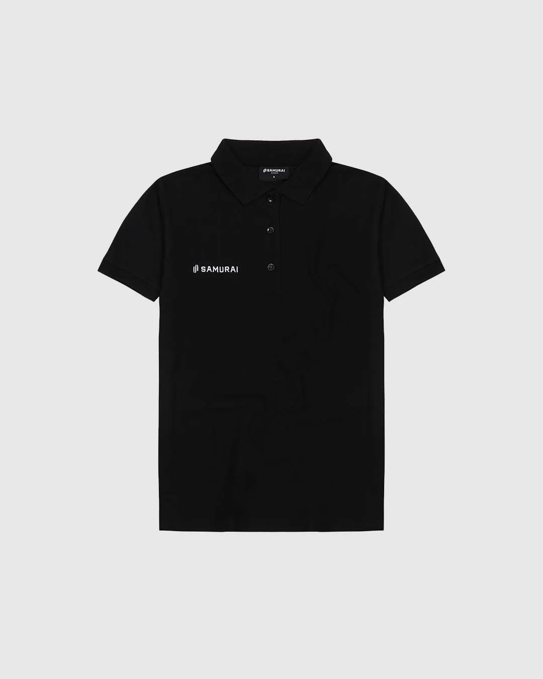 U:0208 - Women's Pique Polo - Black