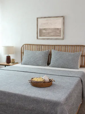Vindhya Double Bedcover (Dark Blue)